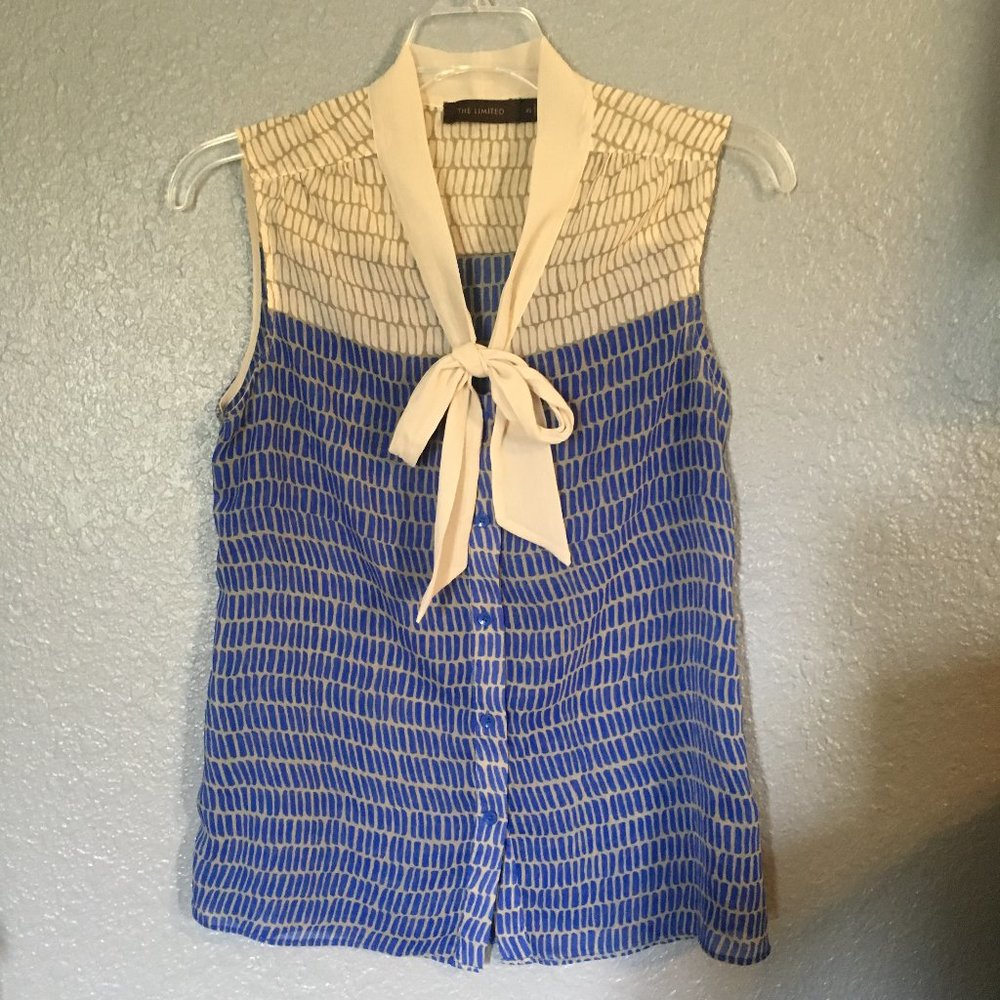 The Limited Tie Front Sleeveless Top
